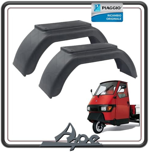 KIT COPPIA 2 PARAFANGO PARAFANGHI POSTERIORI PER PIAGGIO APE 50 TUTTE LE VERSIONI ORIGINALE PIAGGIO