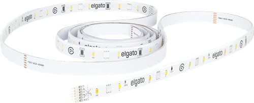 Elgato Light Strip Extension – Verlängern bis zu 10 m, 16 Millionen Farben dank RGBWW-LEDs mit warmem/kaltem Weiß, App-Steuerung, iOS/Android, PC/Mac, Stream Deck, erfordert Elgato Light Strip