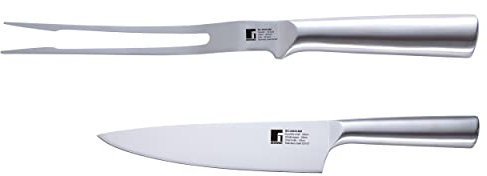 Bergner-Set de Cuchillos BBQ Acero Inoxidable (2 pcs)