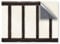 Stick & Go Repositionable Self Adhesive Dolls House Wallpaper 1:12 Scale (1 Sheet) - Wall And Beams 1 - No. 206