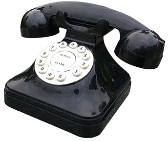 Operitacx Telefoni Domestici Senza Filo Telefoni Di Casa Telefono Vintage Telefono Cordless Telefono Retrò Telefono D'epoca Telefono Antico Telefono Fisso Classico Ruotare Diffusore Di Aromi