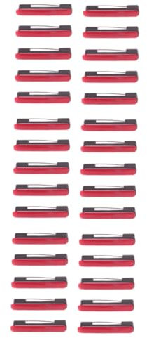 NUOBESTY 300piezas Bar Adhesivos Para Insignias De Nombre Alfileres De Seguridad De Plástico Negro Mediano Para Manualidades y Accesorios