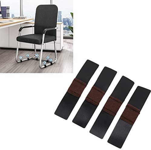 Topyond Filzgleiter – Umlaufende Filz-Bodenschoner, Stuhlbeinverlängerungen – Stuhlgleiter Für Holzböden – Möbelschutz Für Kufenstühle