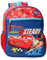 Joumma Disney Cars Lets Race Schulrucksack, aus Polyester, Taschen und Fächer, breite und verstellbare Träger., rot, Rucksack 33