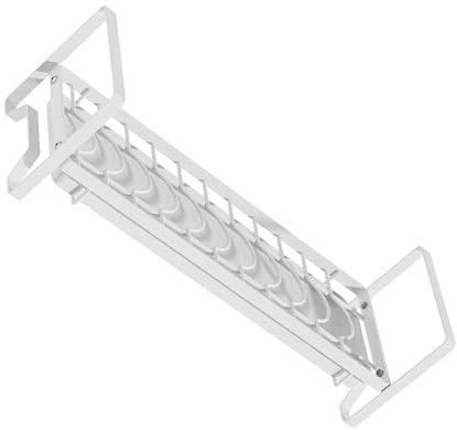 XINgjyxzk Escurridor de platos eficiente, práctico estante de drenaje de platos, de alambre de hierro, organizador de vajilla, soporte de almacenamiento