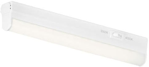 4lite Coda Indoor 200mm Under Cabinet Light (White) 290lm LED Integrated Link Light with IP20 Rating- 4L1/1005-4yr Guarantee