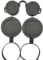 Avejjbaey Durability Silicone Lens Caps Flexible Lens Covers 42mm-45mm For Binocular/Monocular Objective Lens Caps Eyepiece Covers