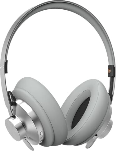 ECHO Head Band Kopfhörer, kabellos, ANC, Grau Metall – aktive Geräuschunterdrückung, Bügel-Design, Premium-Klangqualität