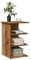 MOBCANT Sideboard, Arbeitsplatte Kaffeebar Geschirrschrank Vitrinenschrank Geeignet für Korridor Foyer Schlafzimmer Wohnbereich Altholz-Optik 35x35x55 cm Holzwerkstoff