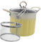 BESTOYARD 1 Ensemble De Friteuse À Huile En Fer Raffiné Jaune