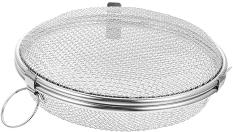 Geschirrspülerkorb Große Kapazität mit Griff, Edelstahl für Backutensilien | Uniformes Lochdesign, Hartes Netz, Schneller Wasserablauf, Silber, 1 Stück, Küche und Spülmaschine
