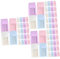 SHINEOFI 3 Sätze Kartenhalter Im Einfachen Stil Card Sleeves Karten Sleeves Kartenset Umschläge Hülle Für Sammelkarten Für Spiele Karten Decken Klare Kartenhüllen Papier 40 Stück * 3