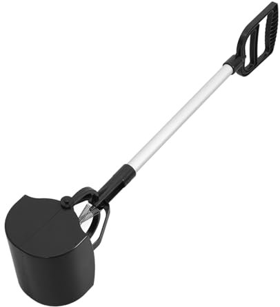 Parliky Recogedor Heces Perros con Mango Limpiador Excrementos Mascotas Herramienta Exterior Multiuso Pet Supplies