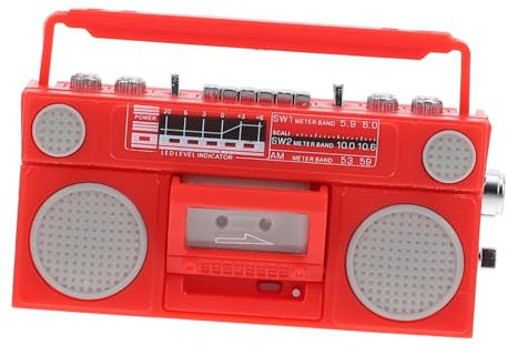 CHICAMPERA Miniatur Radio Modell Dekorative Miniatur Accessoire Für Puppenhaus Für Szenen Und Kreative Gestaltung Im Miniaturhaus