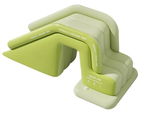 Gralara Scivolo Gonfiabile, Scivolo d'Acqua, Comodo d'Acqua ad Alte Prestazioni in PVC per la Famiglia, Estate, Piscina Fuori Terra, Cortile, Giardino, Verde