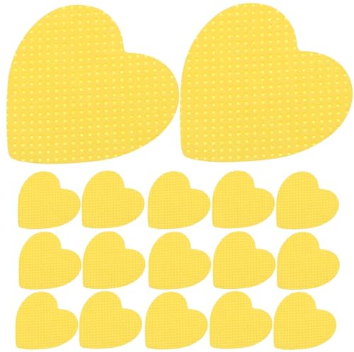 HOOWIFFY 200pcs Remover Pad Wipes Heart-shaped Cotton Lint-free Do Not Shed Fibers Eyelash Removal for Travel and Settings