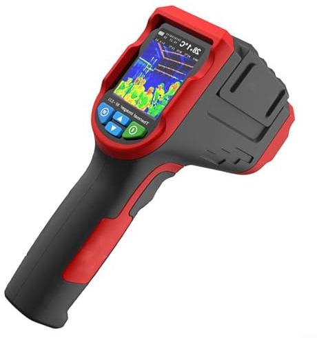 NF-521 Infrarot-Wärmebildkamera, 320 x 240 IR-Auflösung, 2 MP sichtbares Objektiv, -10 bis 400 °C Wärmebildkamera mit 8 GB Karte für industrielle Tests