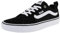 Mens Vans Size 12, Filmore Sneaker Black & White Suede & Mesh Canvas Lace Up Shoes, Low Top Men's Trainers, Lightweight Men's Shoes by Vans Active Wear Range (12 UK)