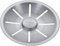 BLANCO 121700 InFino - Colador para excéntrico giratorio C-overflow/tapón de cierre/desagüe y rebosadero