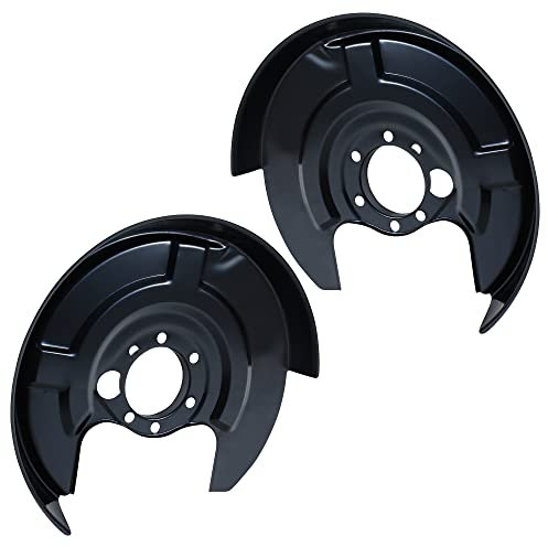 BESTPRICE 2x Ankerblech hinten links & rechts Spritzbelch Deckblech für Bremsscheibe Kompatibel mit A udi 80 B4 Avant (8C5), 80 B4 Stufenheck (8C2), A4 B5 (8D2), A4 B5 Avant (8D5)