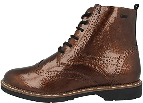 s.Oliver Damen 5-5-25465-27 Stiefelette, Copper Patent, 38 EU