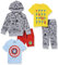 Amazon Essentials Disney | Marvel | Star Wars Ensembles de vêtements (Déjà Spotted Zebra) Garçon, Lot de 5, Icônes Marvel, 10 Ans
