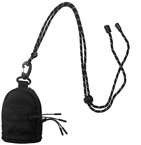 EDC Compact Pocket Organizer Molle Pouch Nylon Münztasche Nylon EDC Small Waist Pouch tragbares Schlüsseletui für Wandern Camping Jagd