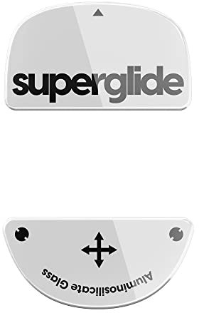Pulsar Gaming Gears Superglide - Piedini per mouse più veloci e lisci, realizzati con vetro ultra resistente e impeccabile, suola super veloce liscia e durevole per Vaxee XE