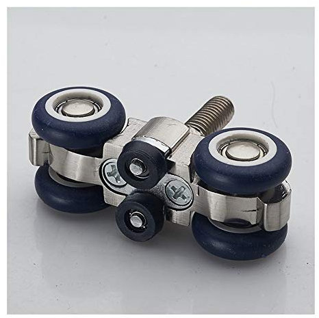 Folding Balkon Rad Hängen Schiebetür Pulley Glastür hängend Mute Schiebetür mit dunklem Gelenkachse