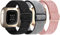 Nigaee Kompatibel für Fitbit Versa 3 Armband/Fitbit Sense Armband/Fitbit Versa 4 Armband/Fitbit Sense 2 Armband Damen Herren, Elastisches Nylon Armbänder für Versa 3 Armband