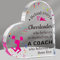 Tatuo Cheer Coach Geschenk Acrylschild Cheerleading Coach Wertschätzung Geschenk Büro Schreibtisch Dekor Dankeschön Geschenk für Geburtstag Abschluss der Saison Senior Ruhestand (Pink Cheer)