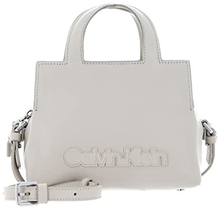 Calvin Klein Handtasche Umhängetasche CK Neat Tote Bag Stoney Beige