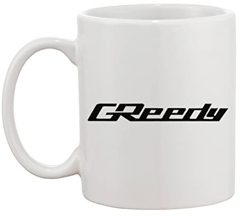 Greedy Paul W. Weiße Tasse Kaffee Tee Männer Frauen Keramik Coffee Tea Mug Cup
