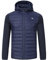 MoFiz Men's Jackets Full Zip Lightweight Casual Autumn Winter Coats Outdoor Golf Hiking Hybrid Down Jackets Navy Size US S= EU XL