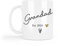 UNIQUEPGIFTS Tasse für Großvater, Geschenk für Großvater, Geschenk für Großeltern 2024, 325 ml, weiße Tasse (Grandad Est. 2024 (1 Tasse))