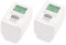 Olympia HT 430-22 Heizkörperthermostat 2er Set Elektronisches Heizungsthermostat Heizungsregler weiß programmierbar Zeitschaltuhr digital