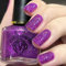 Auroras Shining Nail Paint Magnet Glitter, Long Lasting & Quick Dry, No Need Cure - Purple