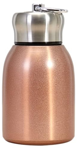 Yeory Mini matraz Termales, Frasco pequeño de Acero Inoxidable de 300 ml, Botella de Agua de Agua pequeña, Botella de Agua de Metal aislada, Mini Botella de Agua