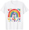 Ich Bin Schon Vier - Regenbogen 4. Geburtstag Design für Mäd T-Shirt