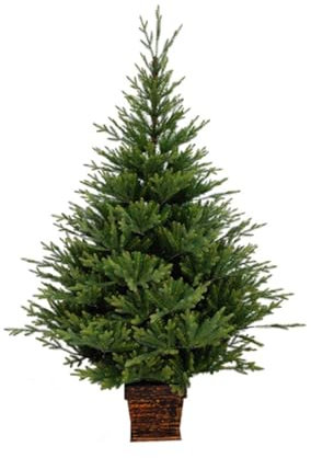 LULUMAIC Albero di Natale Albero di Natale in Vaso Decorazione per Esterni per Albero di Natale Adatto per Porta d'ingresso e Portico Albero di Natale Artificiale