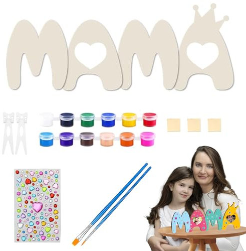 APPCXOKL Papa Geschenk - Basteln Sie ein unvergessliches Geburtstags- oder Vatertagsgeschenk für Ihren Superhelden Papa mit unserem Set aus Holzbuchstaben und Bilderrahmen zum Bemalen