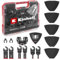 Original Einhell XL-PLUS-CASE 35-tlg. KFZ-Multitool-Set (BiM-Tauchsägeblätter, BiM-Halbrund-Sägeblatt, Delta-Trägerplatte, Schleifpapier für Metall, Dremel-Adapter)