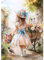 NEWENMO DIY Elegante Dama Diamond Painting Set para Adultos,Flores Pintura de Diamante Kit Completo,5D Retro Diamond Art Kits,Bricolaje Dibujo de Diamantes,para Decoración de Hogar (30x40cm)