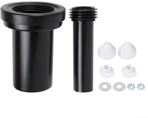 Vootnifig Concealed Toilet Water Tank Accessories Sewage Flush Pipe In-Wall Installation Kit with Sealing Ring and Screws