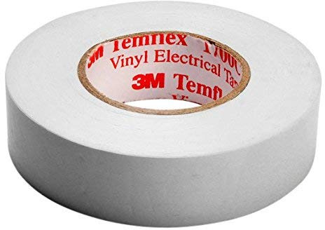 3M T1510 Temflex 1500 Vinyl Elektro-Isolierband, 15 mm x 10 m, 0,15 mm (5, Weiß)