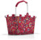 reisenthel carrybag in Paisley Ruby – Stabiler Einkaufskorb mit viel Stauraum und praktischer Innentasche – Elegantes und wasserabweisendes Design