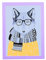 Levoberg - Marco de fotos rectangular para pared (madera, tamaño A4), color morado