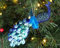 Christmas Concepts® 20cm Pfauendekoration Mit Juwelenschwanz - Christbaumschmuck (Pailletten Türkis, Packung mit 1)