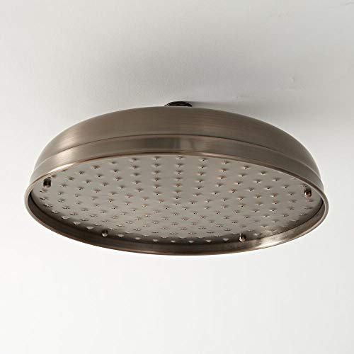 Milano Elizabeth Traditional 300mm Round Rainfall Shower Head - Oil Rubbed Bronze