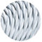 LEDSone 5 Meters/16.4FT White Braided Cable 3 Core Electrical Cable Vintage Braided Flex Twisted Fabric Electrical Wire for DIY Lamps Industrial Pendant Lights Lighting Appliances